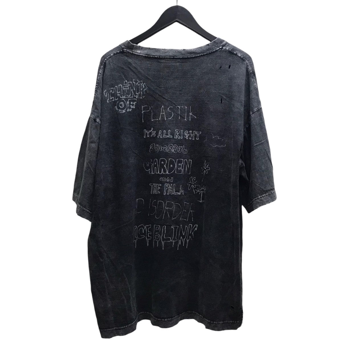 BLEACHED TEE ブリーチドプリントTシャツ