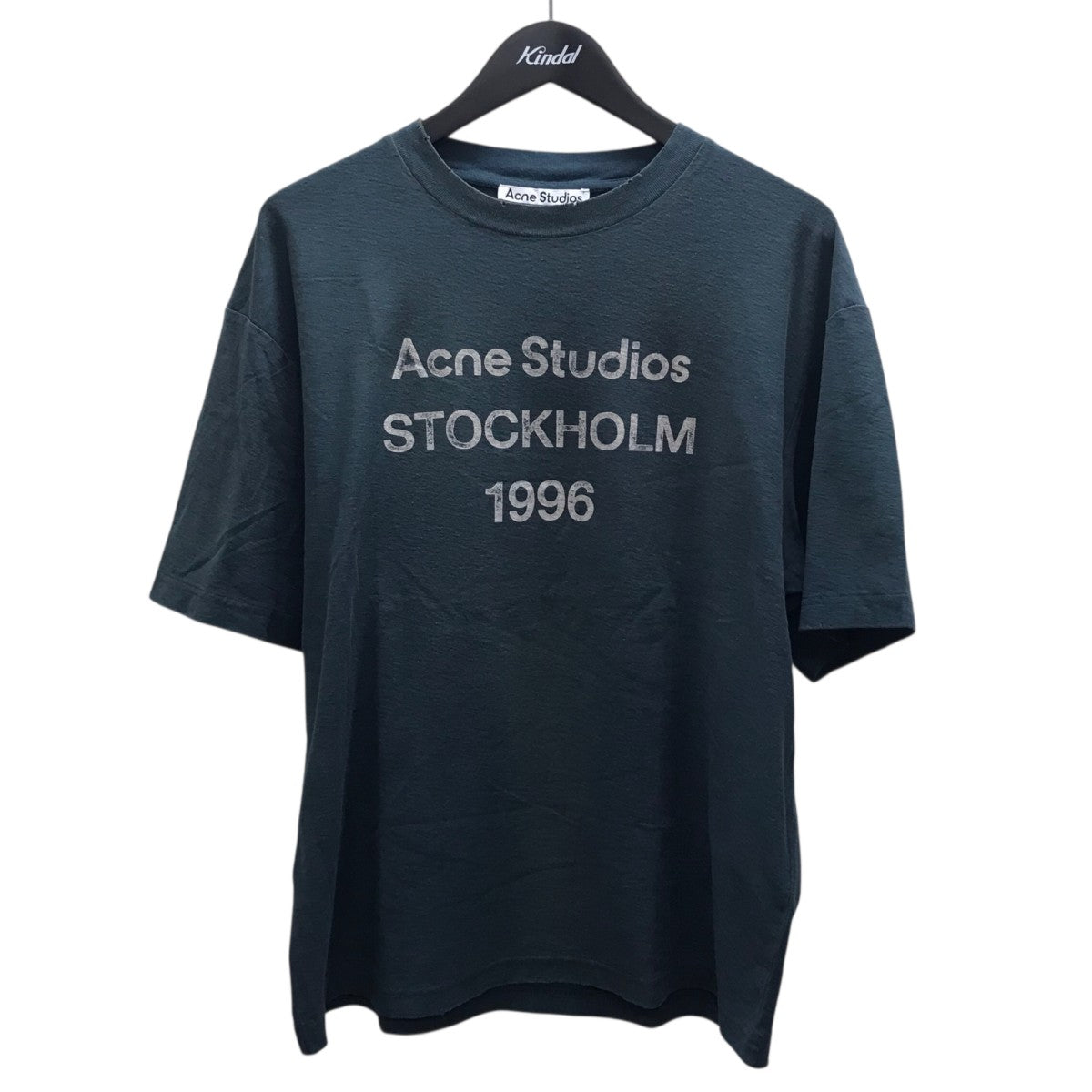 スプレー加工ロゴTシャツ