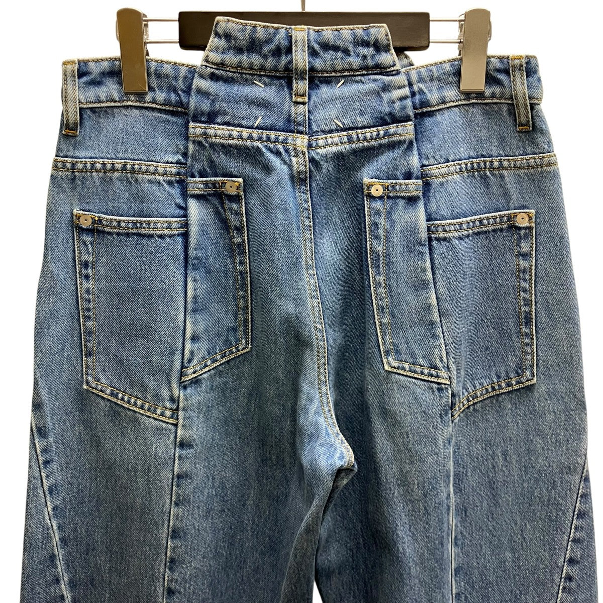 再構築ワイドデニムパンツ