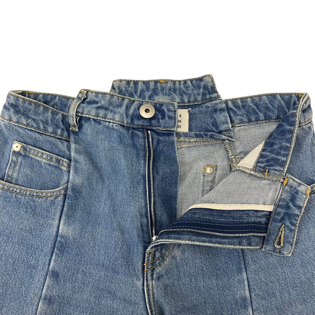 再構築ワイドデニムパンツ