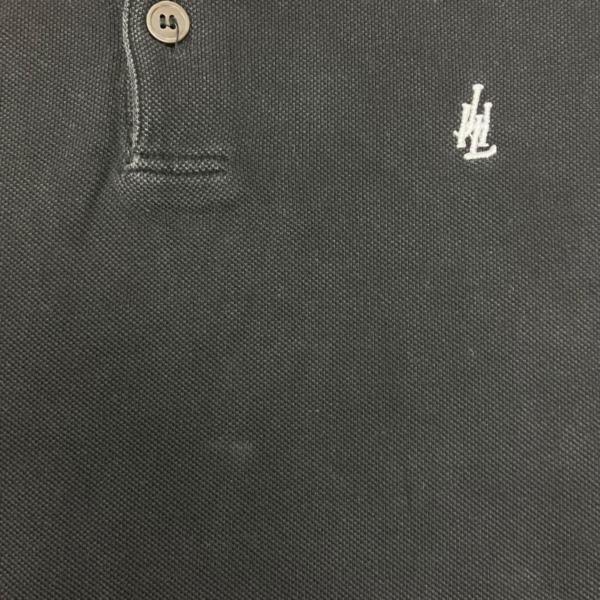 本人期 90s 胸ロゴ刺繍ポロシャツ