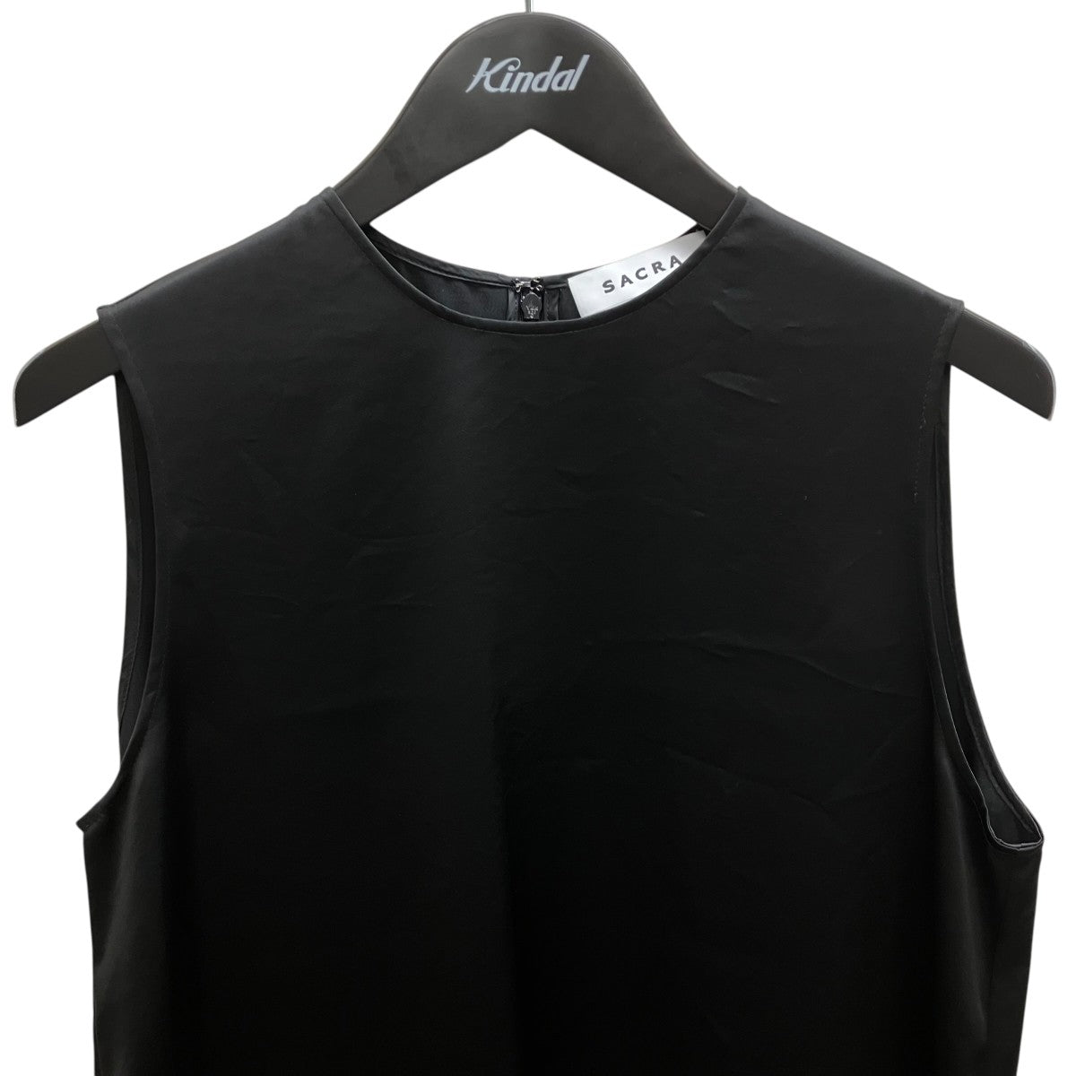 TRIACE SATIN TOP ノースリーブカットソー