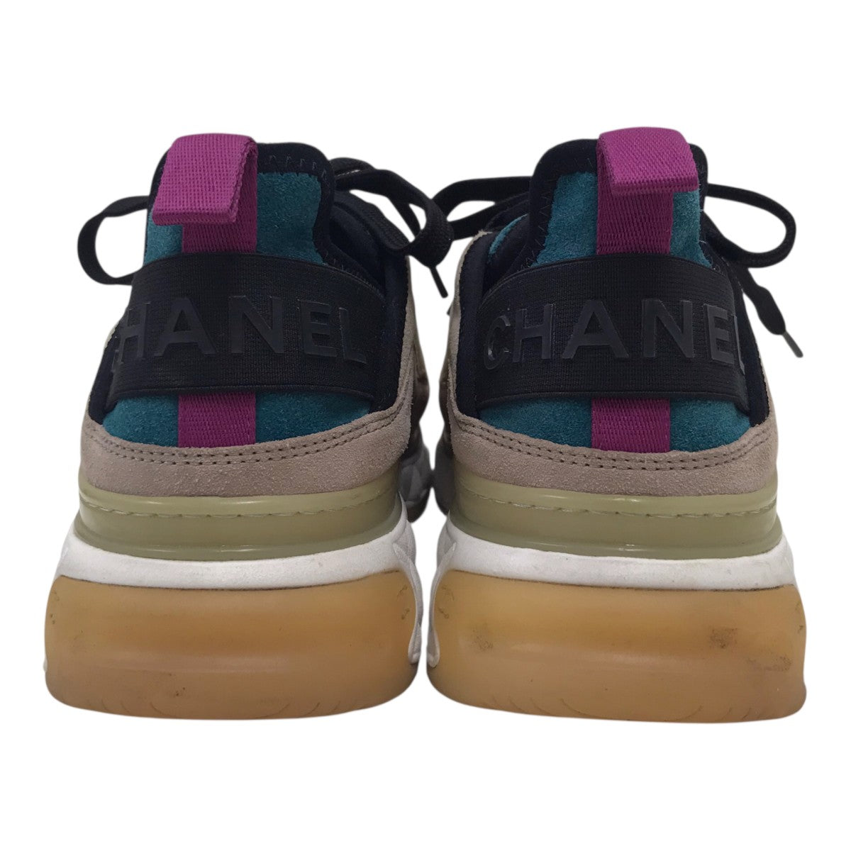 CHANEL ココマークファブリックスニーカー ローカットスニーカー 古着・中古-4枚目のアイテム画像
