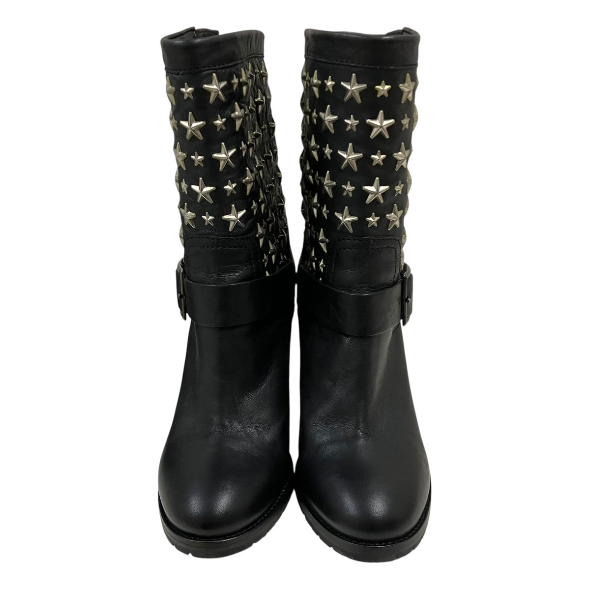 JIMMY CHOO スタースタッズショートブーツ 古着・中古-2枚目のアイテム画像