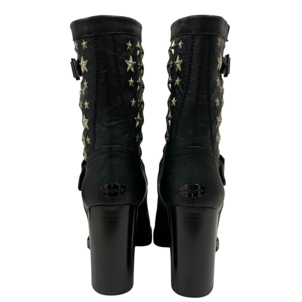JIMMY CHOO スタースタッズショートブーツ 古着・中古-4枚目のアイテム画像