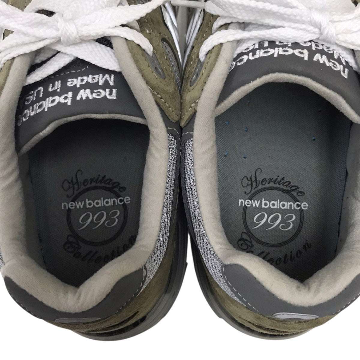 NEW BALANCE 993 Covert Green Medium Grey ローカットスニーカー 古着・中古-6枚目のアイテム画像