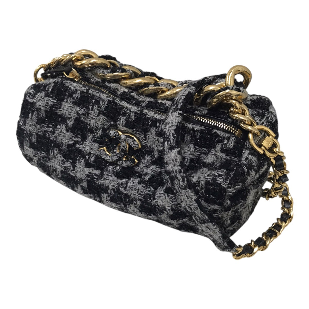 CHANEL ツイードショルダーバッグ 古着・中古-1枚目のアイテム画像