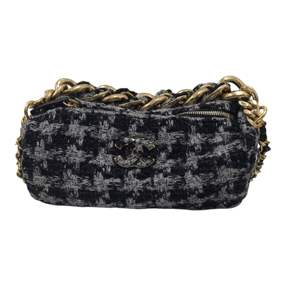 CHANEL ツイードショルダーバッグ 古着・中古-2枚目のアイテム画像