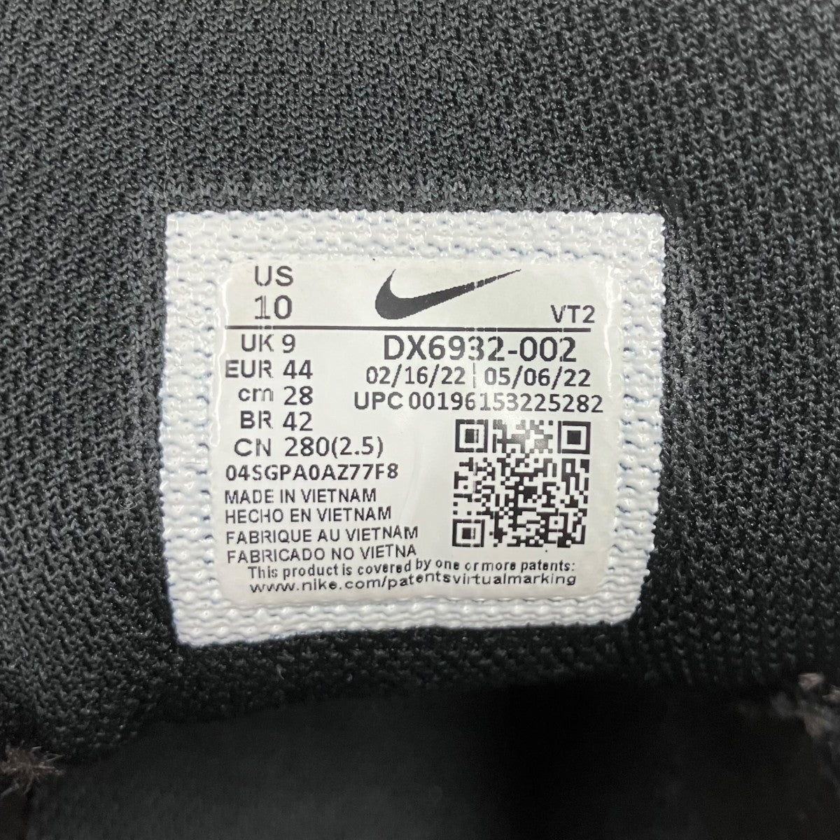 NIKE×COMME des GARCONS HOMME PLUS ローカットスニーカー 古着・中古-6枚目のアイテム画像