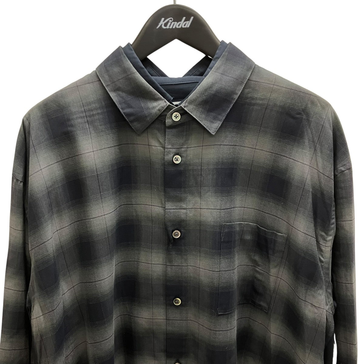 【OVERSIZED LAYERED SHIRT】 レイヤードシャツ