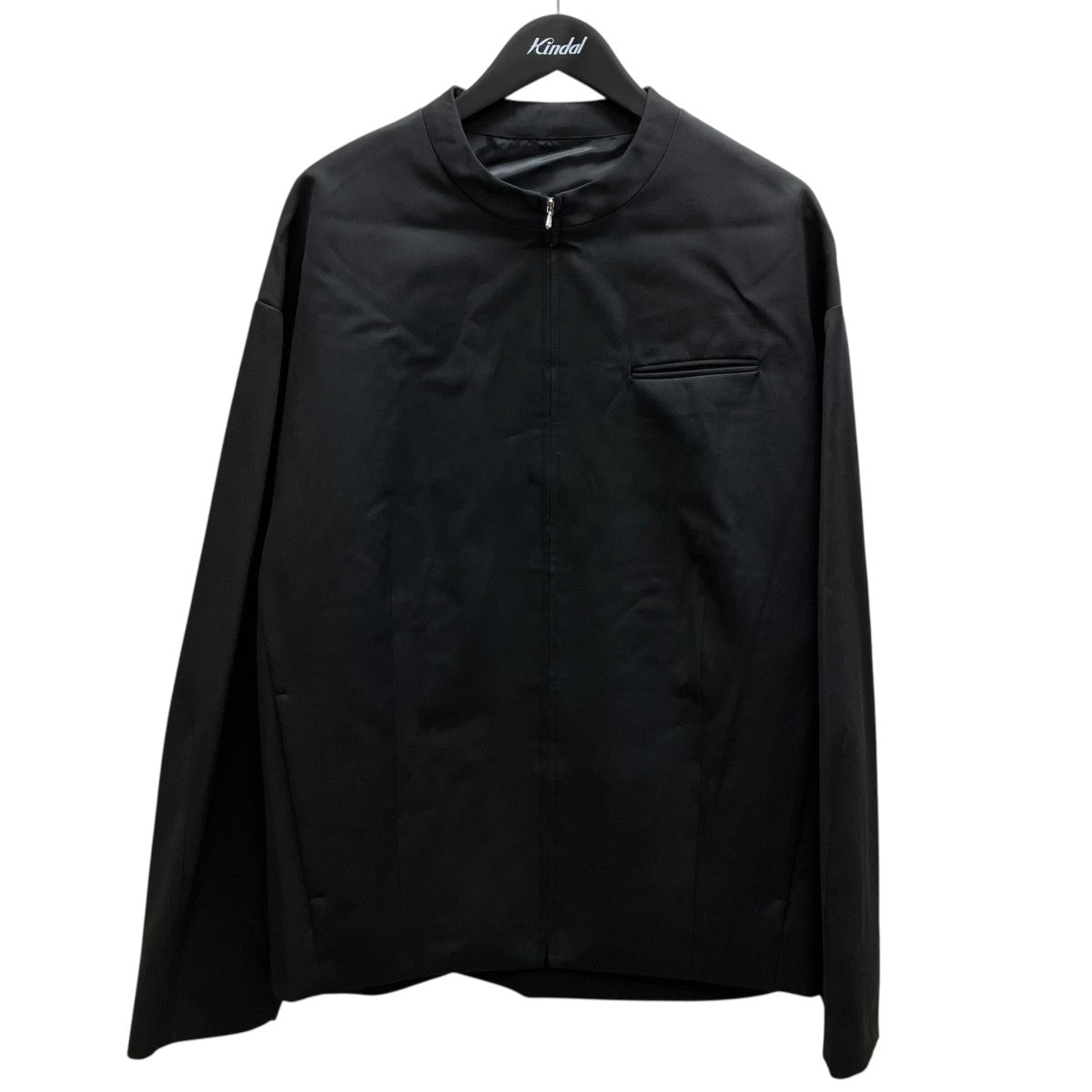 ANGULAR ZIP JACKET ノーカラージャケット