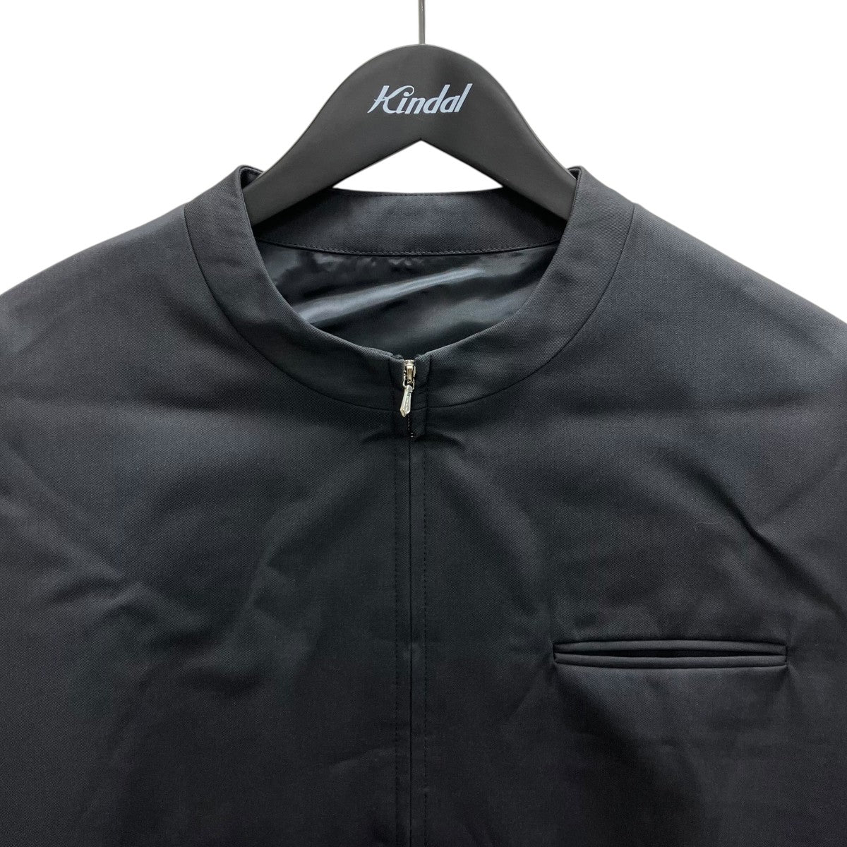 ANGULAR ZIP JACKET ノーカラージャケット