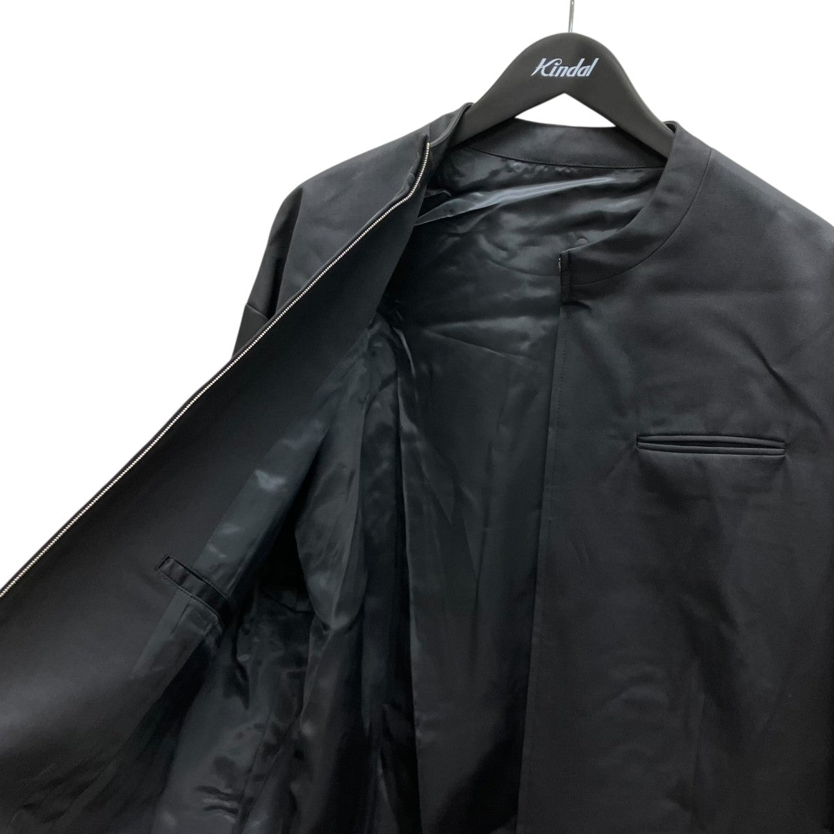 ANGULAR ZIP JACKET ノーカラージャケット