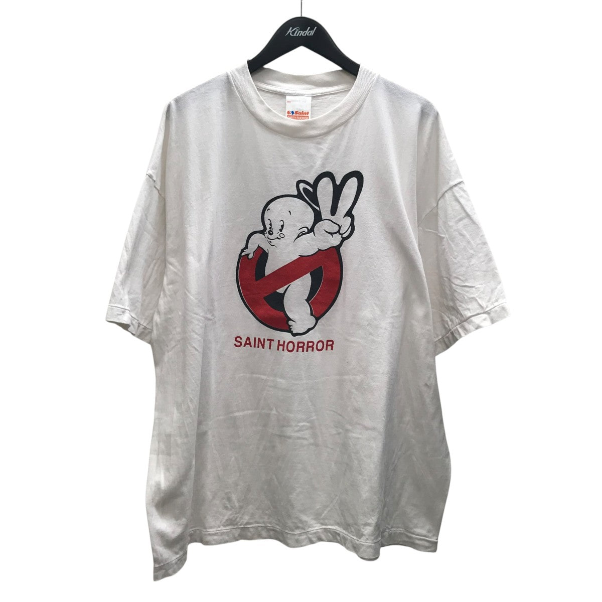 SS T-SHIRT   SAINT HORROR   WHITE プリントTシャツ