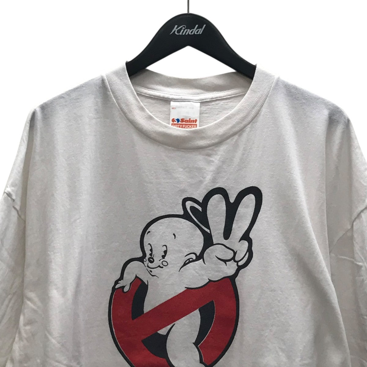 SS T-SHIRT   SAINT HORROR   WHITE プリントTシャツ
