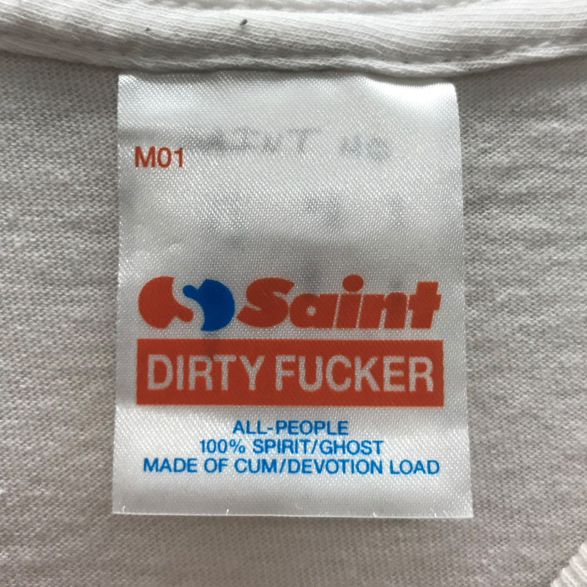SS T-SHIRT   SAINT HORROR   WHITE プリントTシャツ