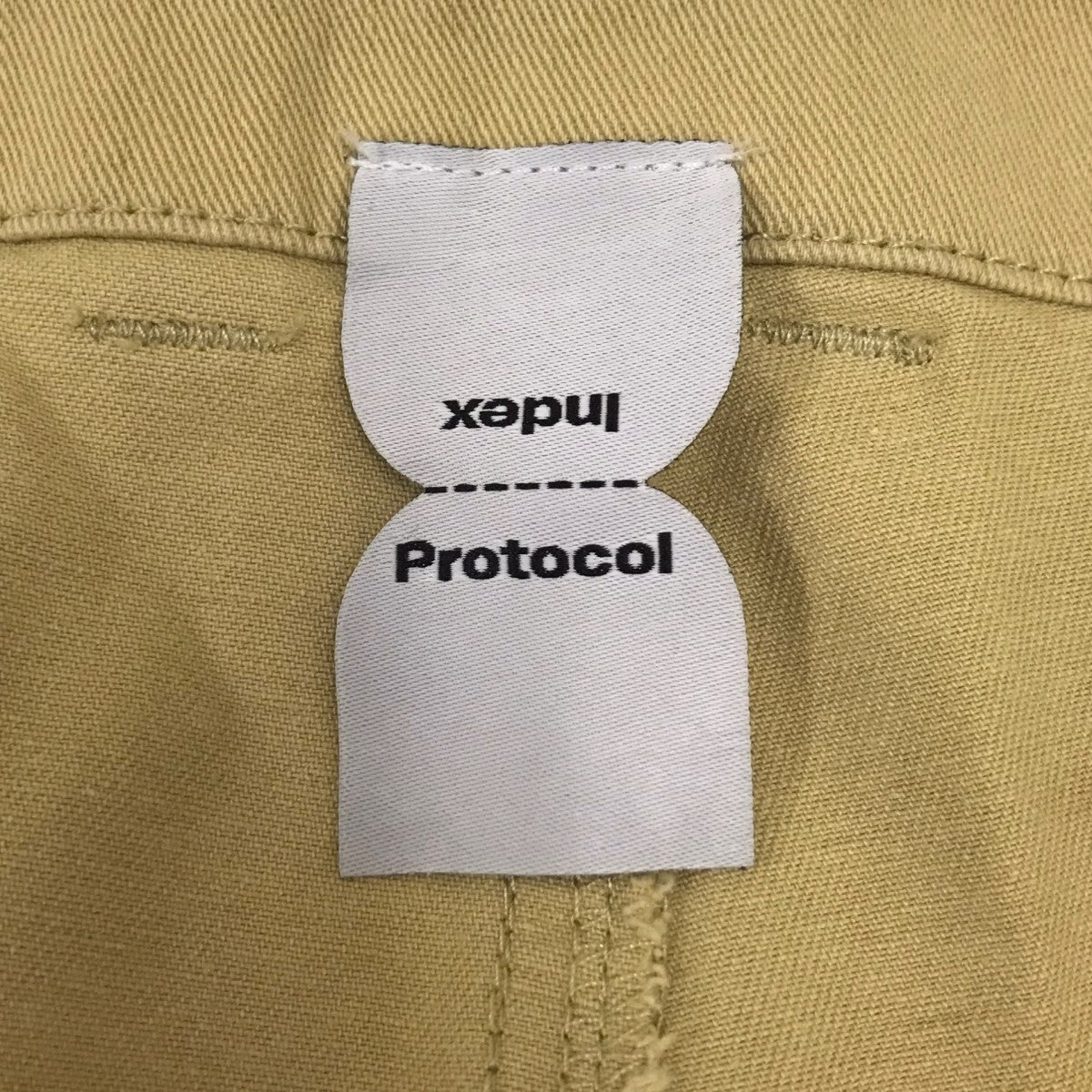 UPSIDE CARGO SHORTS   BEI ダメージ加工ハーフパンツ