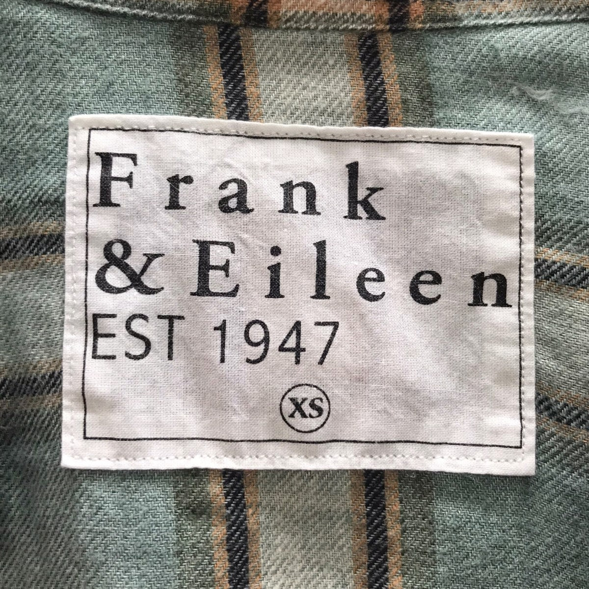 Frank＆Eileen(フランクアンドアイリーン) 長袖チェックシャツ