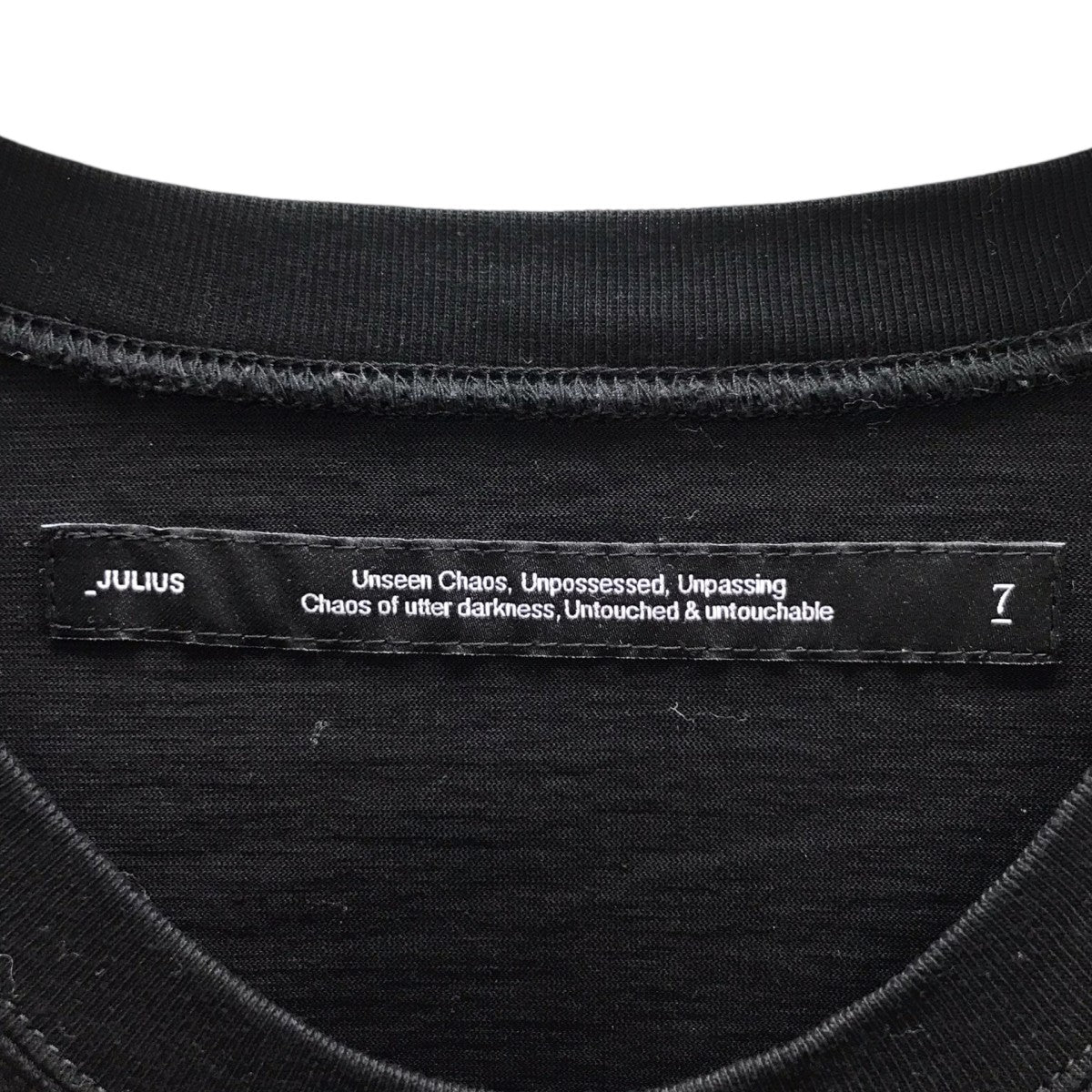 JULIUS 23AW 半袖Tシャツ 古着・中古-4枚目のアイテム画像