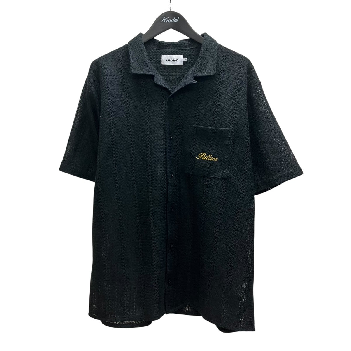 SCRIPT TEXTURE SHIRTレース半袖シャツ