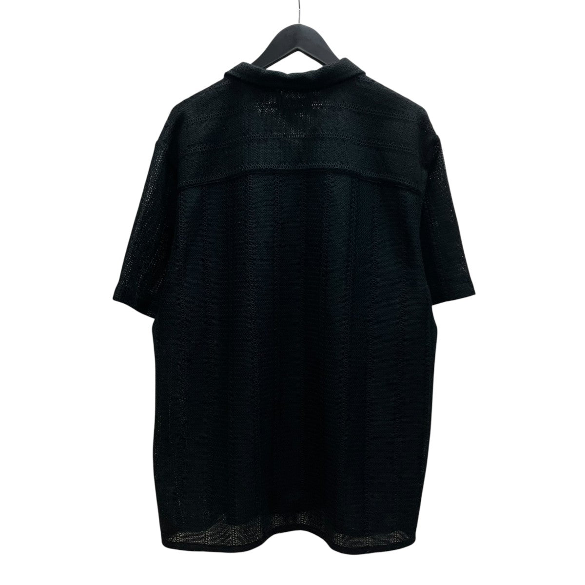 SCRIPT TEXTURE SHIRTレース半袖シャツ