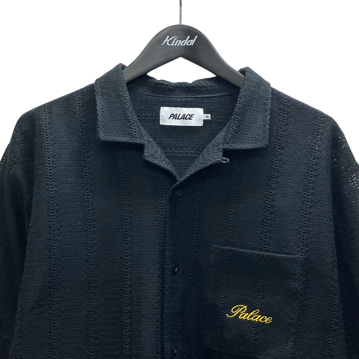 SCRIPT TEXTURE SHIRTレース半袖シャツ