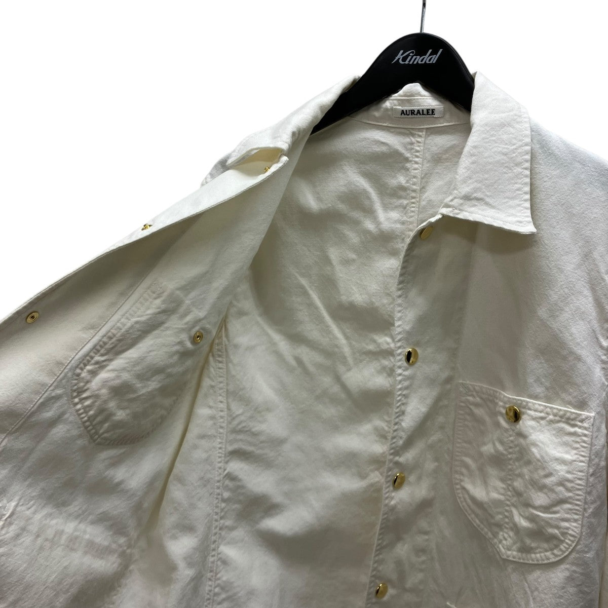 WOOL COTTON LINEN OX WORK JACKET ブルゾン