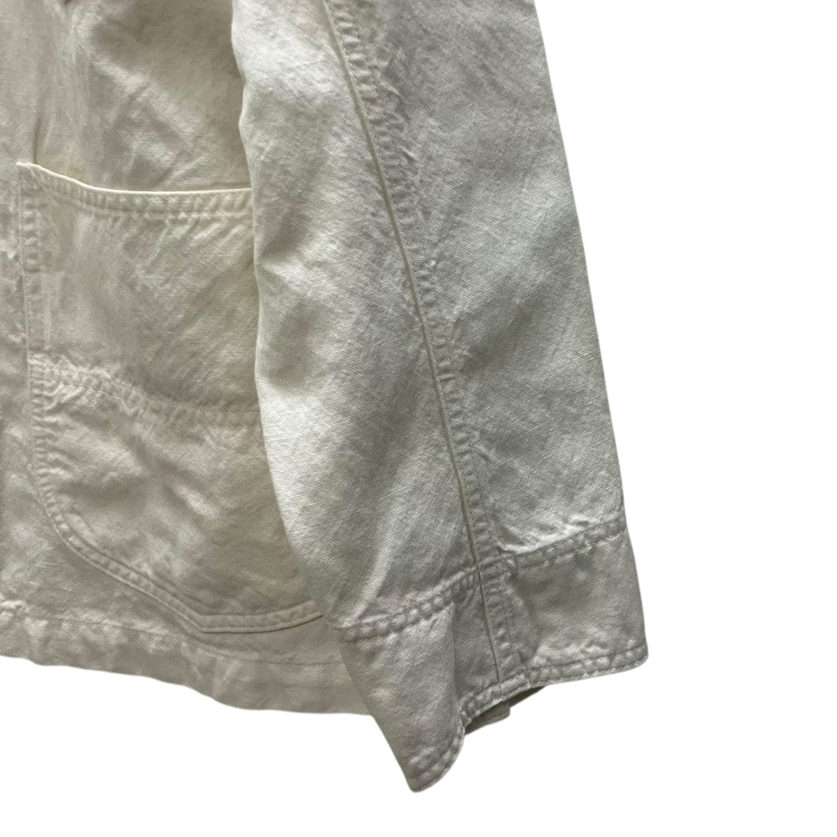WOOL COTTON LINEN OX WORK JACKET ブルゾン