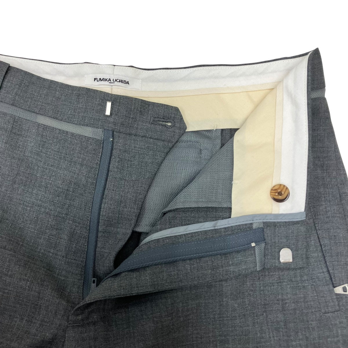 ZIPPED HEM SLACKS スラックス