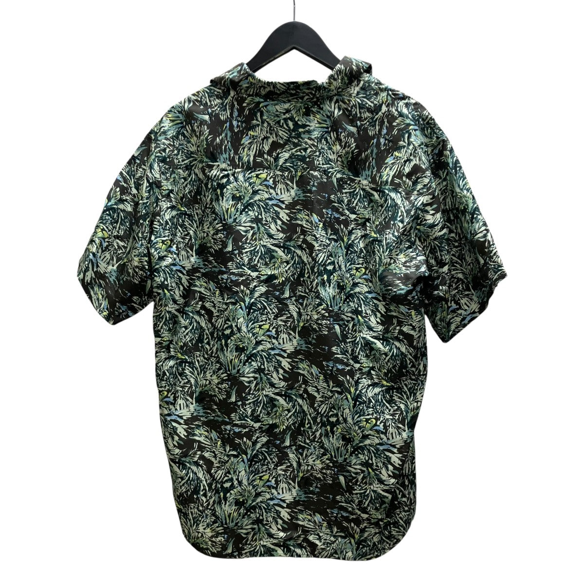 PRINTED AIRY SILK HALFーSLEEVED SHIRT 半袖シャツ