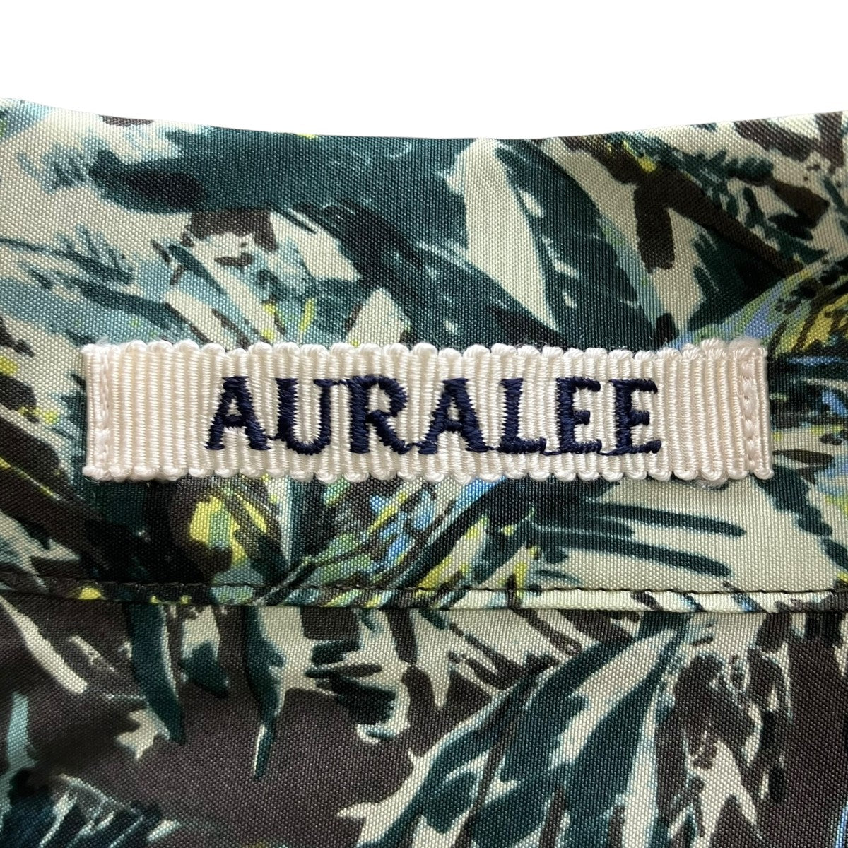 PRINTED AIRY SILK HALFーSLEEVED SHIRT 半袖シャツ
