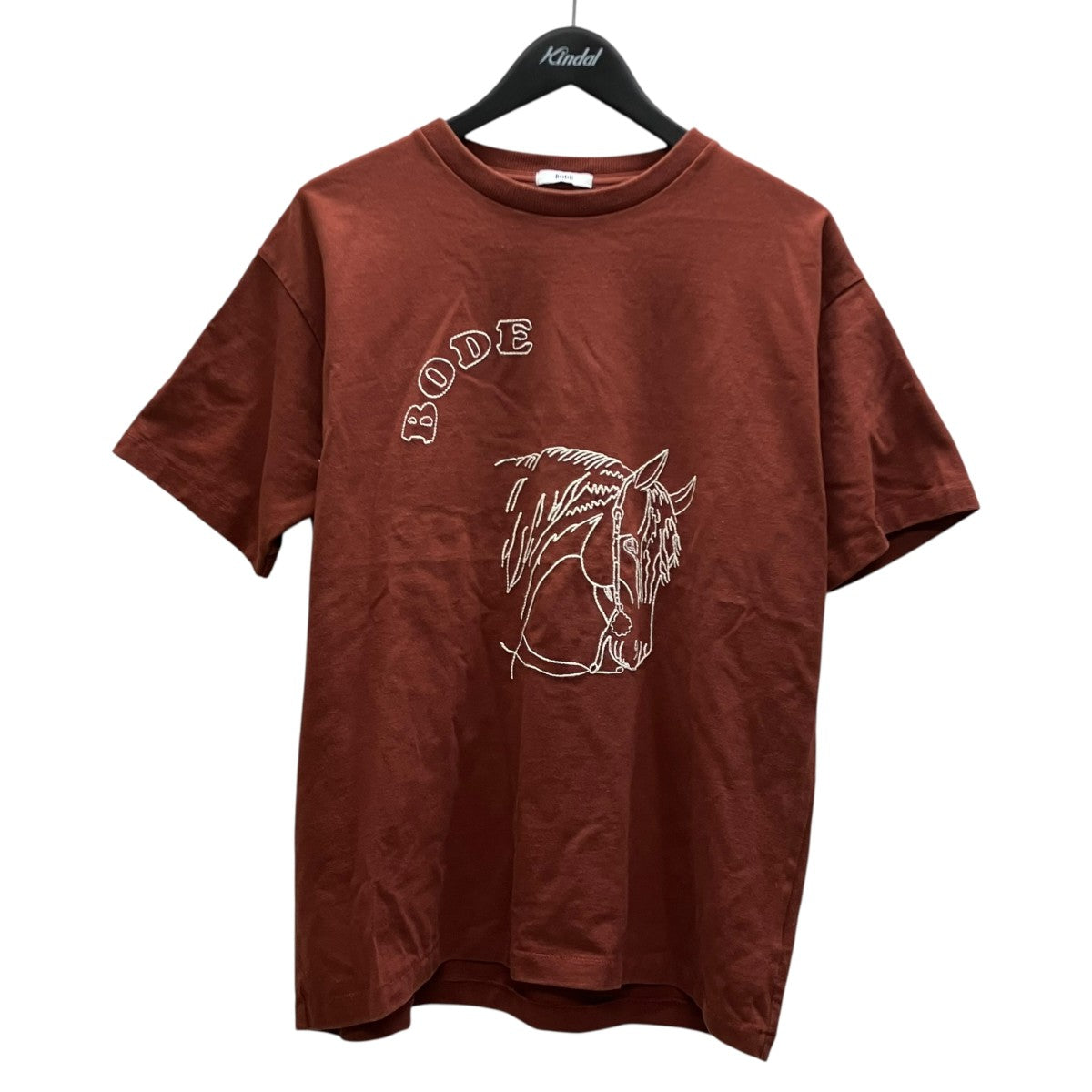 embroidered pony cotton t-shirt半袖カットソー