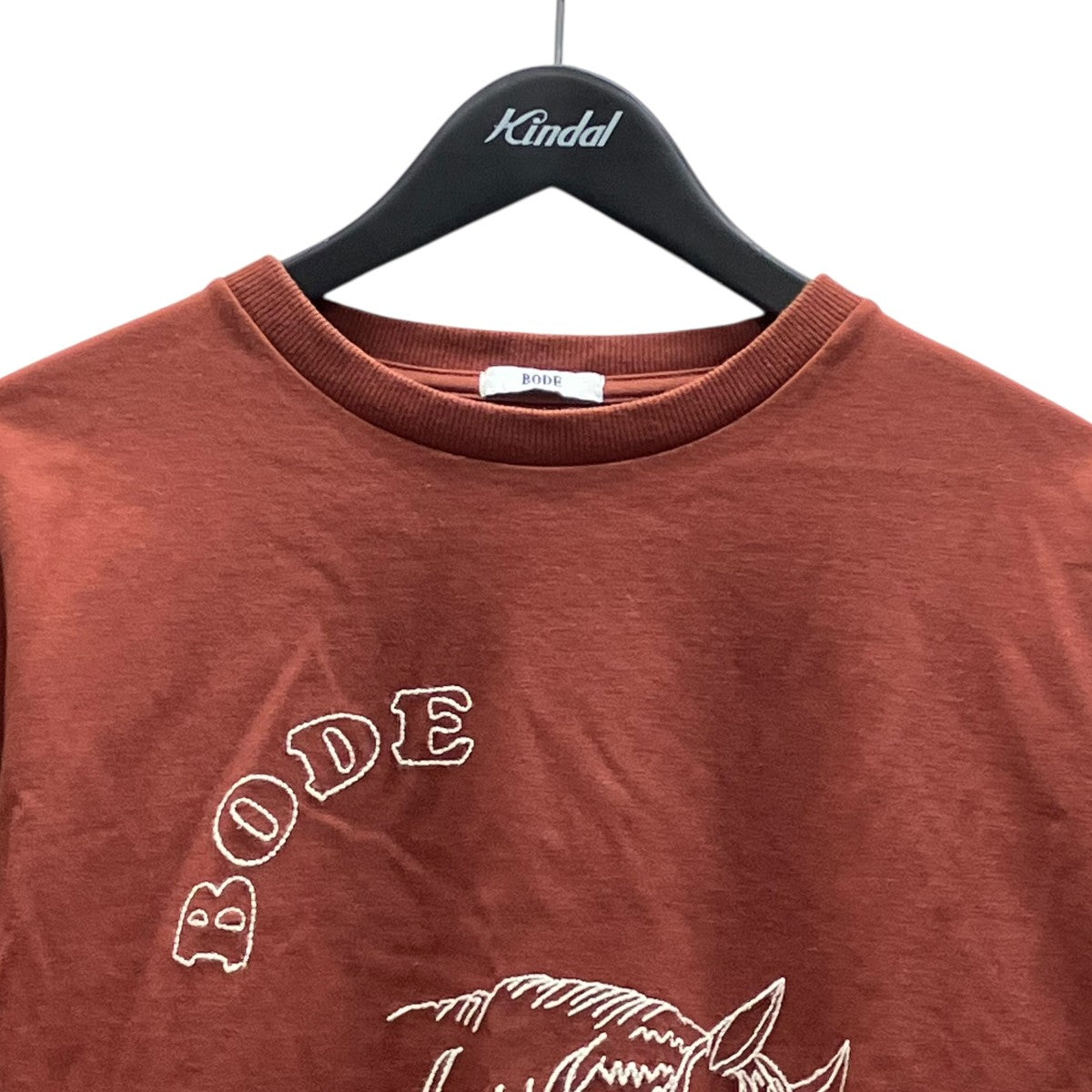 embroidered pony cotton t-shirt半袖カットソー