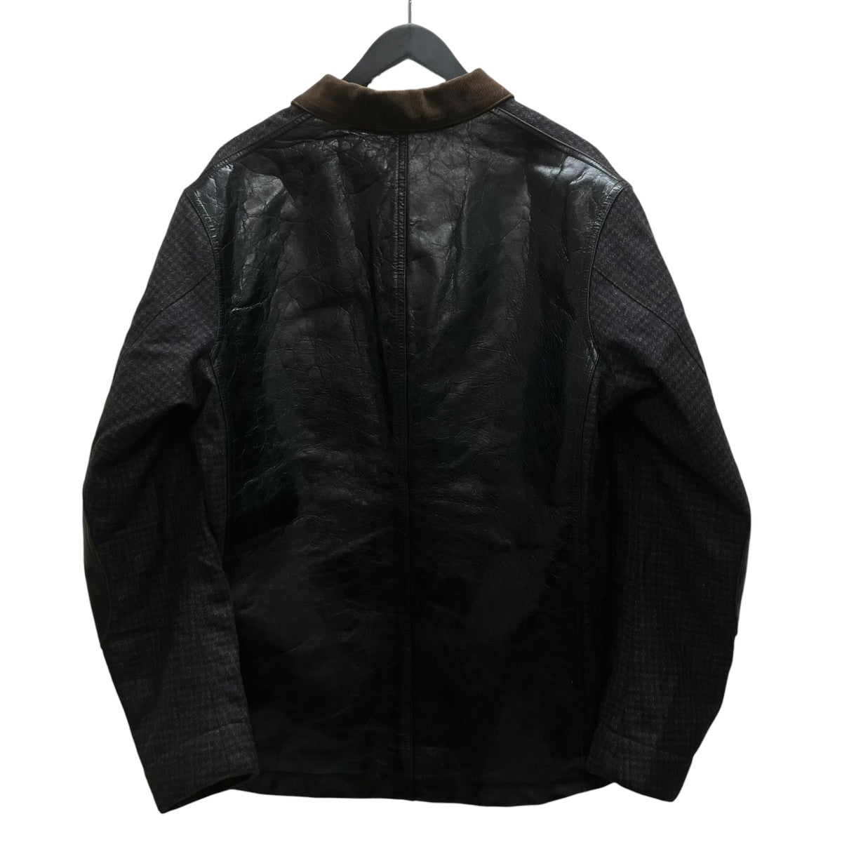 25AW ウールチェックジャケット　カバーオール