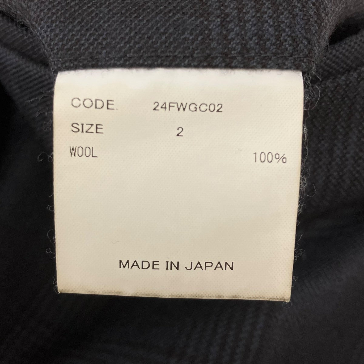 WOOL GLEN CHECK - 1 TUCK PANTS スラックス