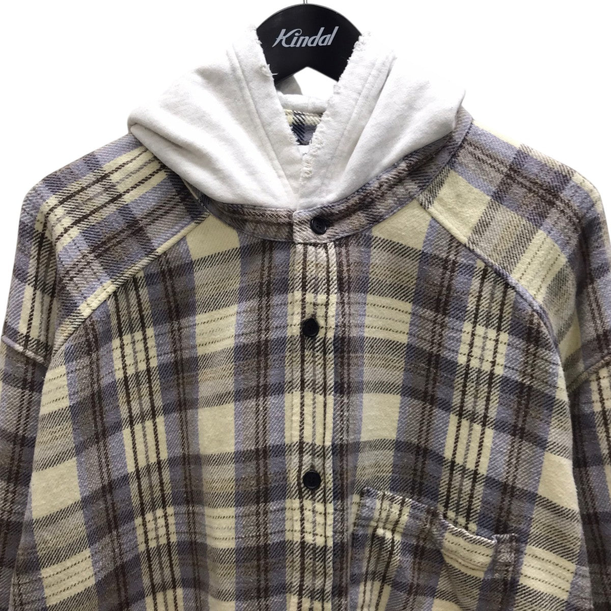 NEL CHECK HOODIE SHIRT ネルチェックフーディーシャツ