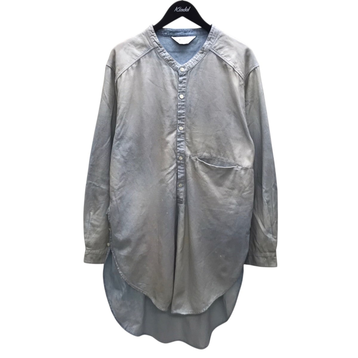 CHAMBRAY LONG SHIRT DRESS シャンブレーロングシャツドレス