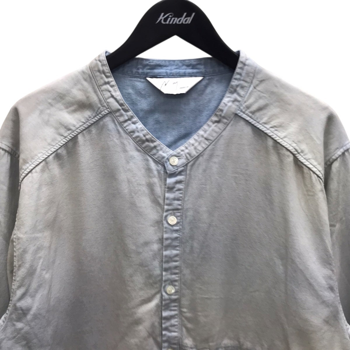 CHAMBRAY LONG SHIRT DRESS シャンブレーロングシャツドレス