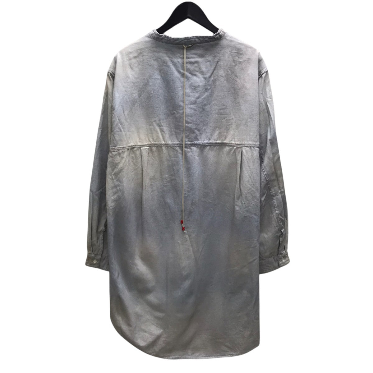 CHAMBRAY LONG SHIRT DRESS シャンブレーロングシャツドレス