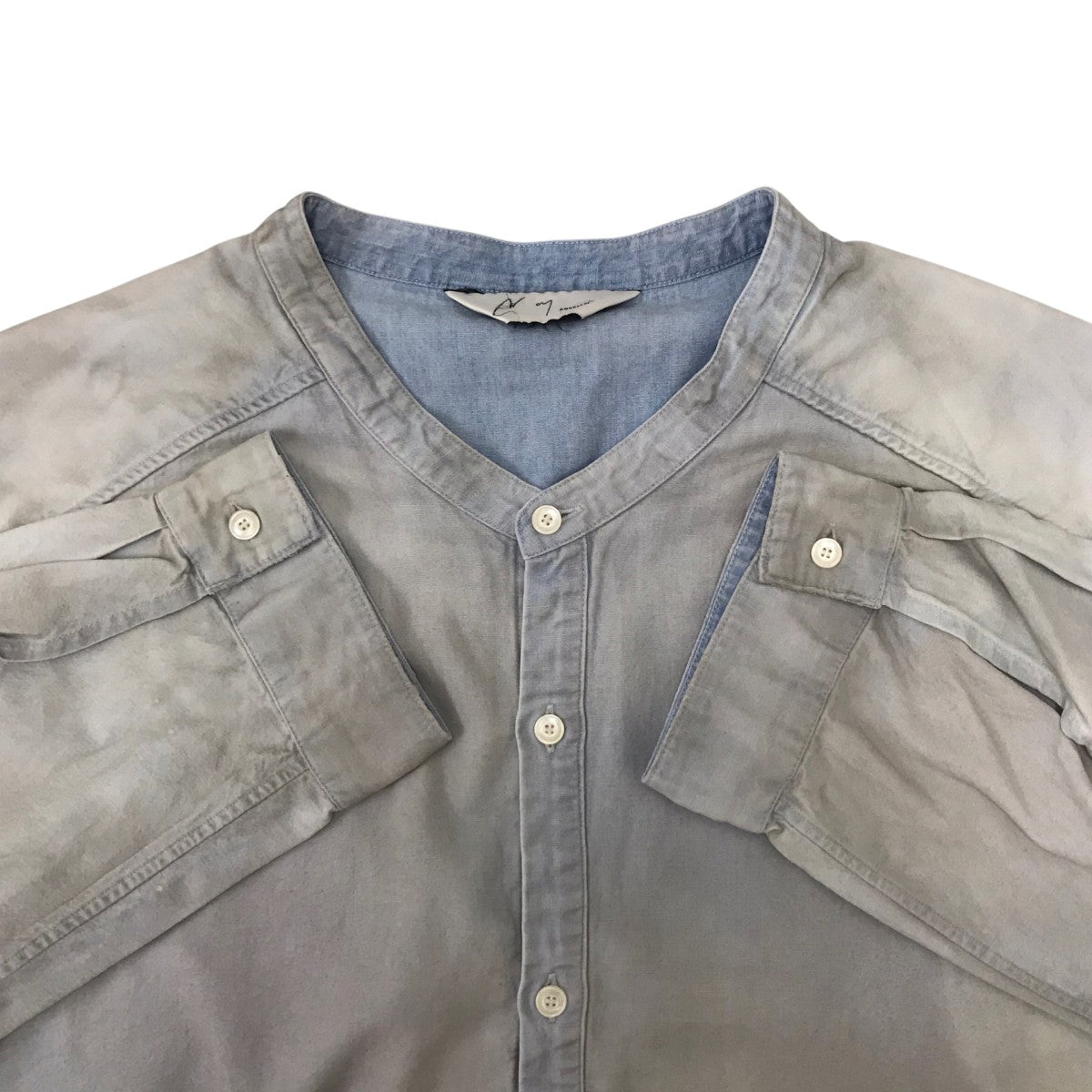 CHAMBRAY LONG SHIRT DRESS シャンブレーロングシャツドレス
