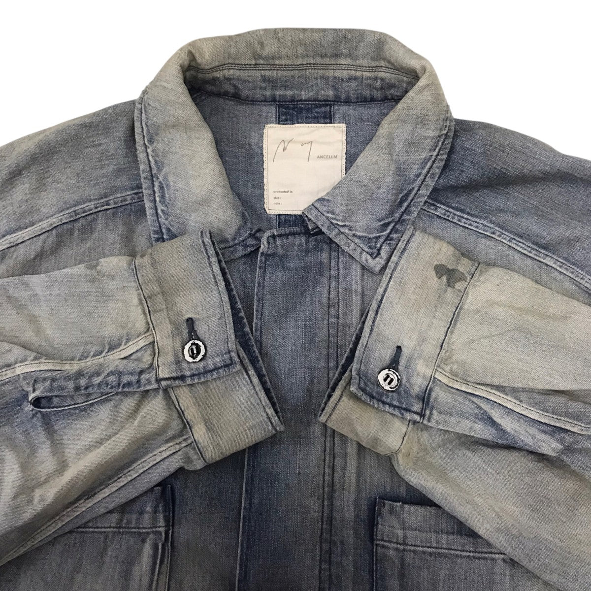 AGING DENIM SHIRT JACKET シャツデニムジャケット