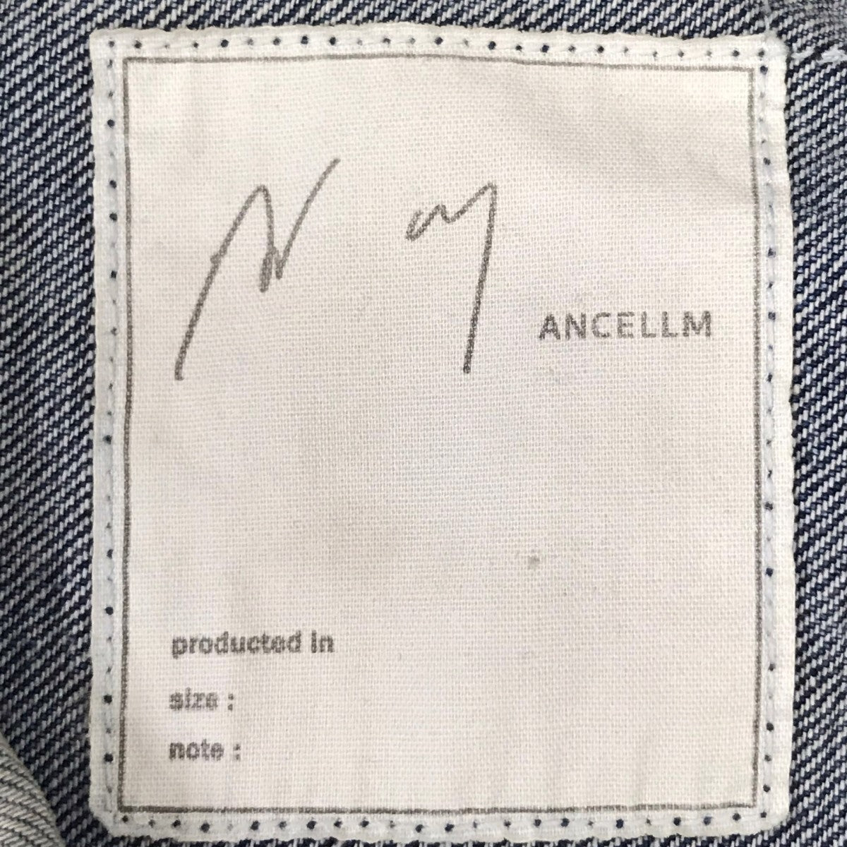 AGING DENIM JACKET デニムジャケット