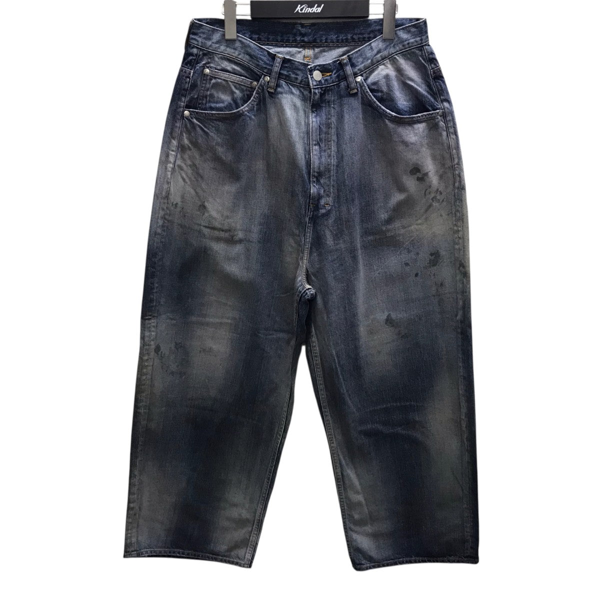 AGING WIDE DENIM 5P PANTS エイジングワイドデニム5Pパンツ