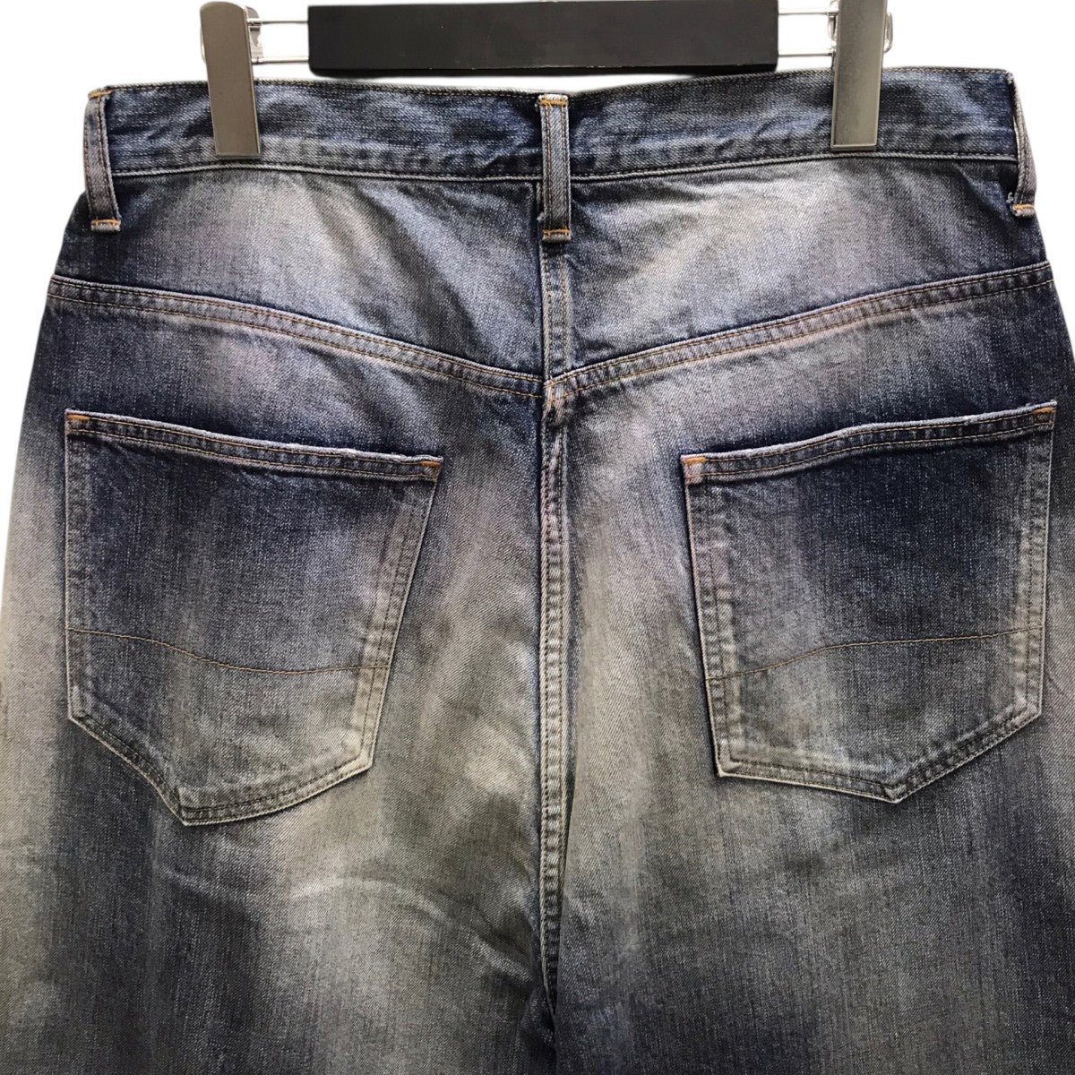 AGING WIDE DENIM 5P PANTS エイジングワイドデニム5Pパンツ