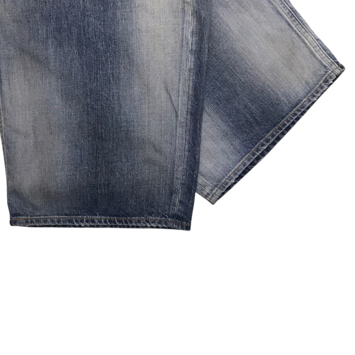 AGING WIDE DENIM 5P PANTS エイジングワイドデニム5Pパンツ