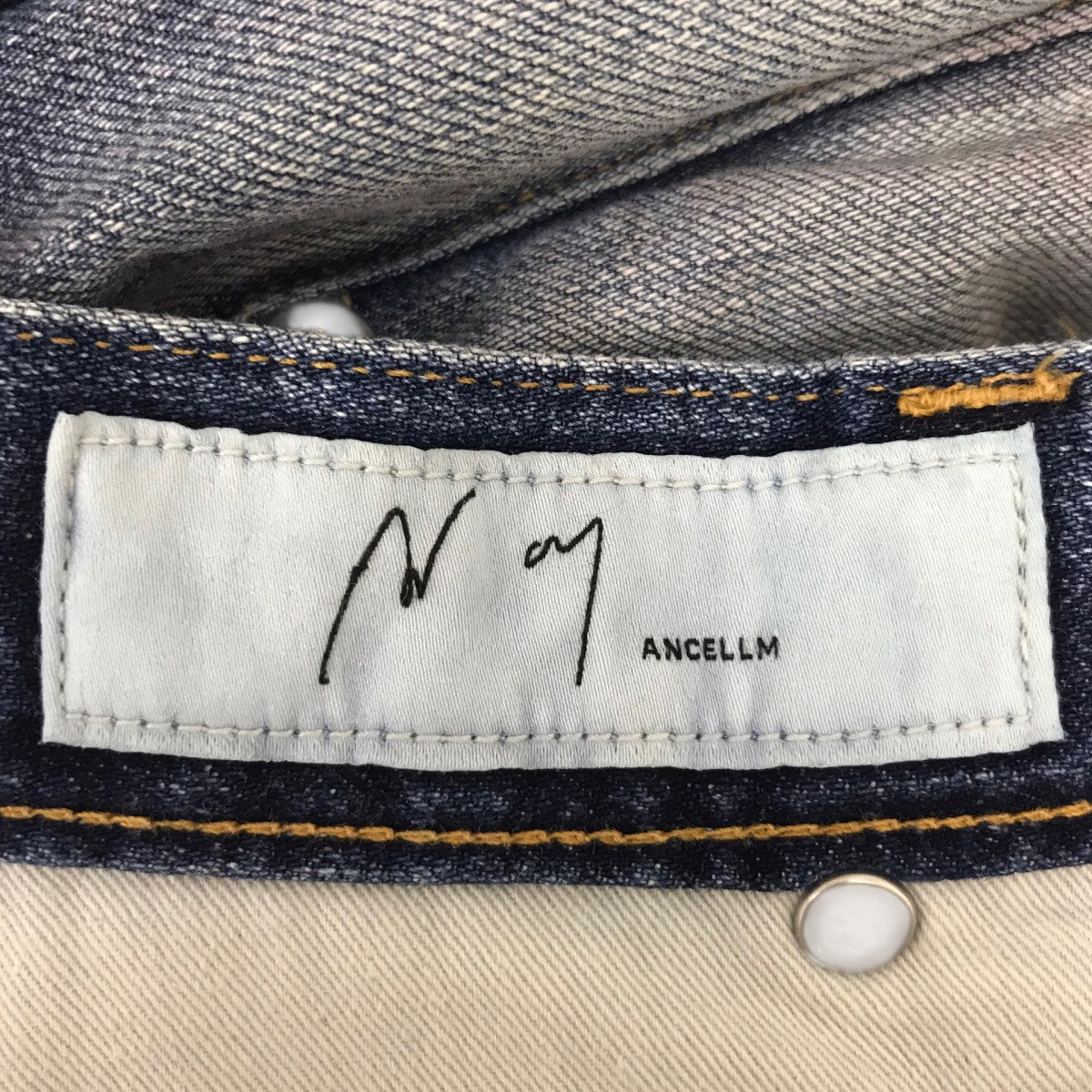AGING WIDE DENIM 5P PANTS エイジングワイドデニム5Pパンツ
