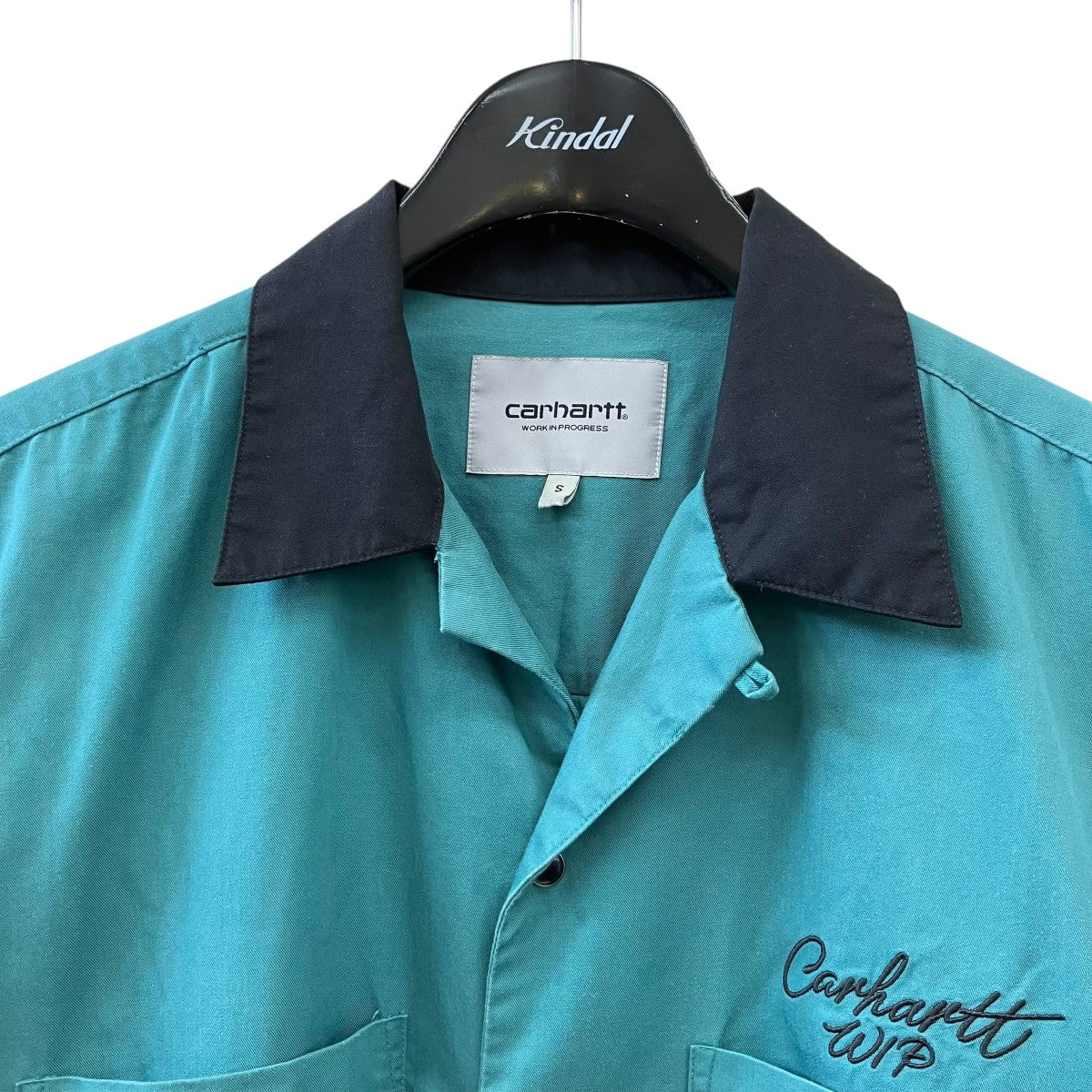 S S BOWL SHIRT - Saguaro   Black半袖シャツI035153
