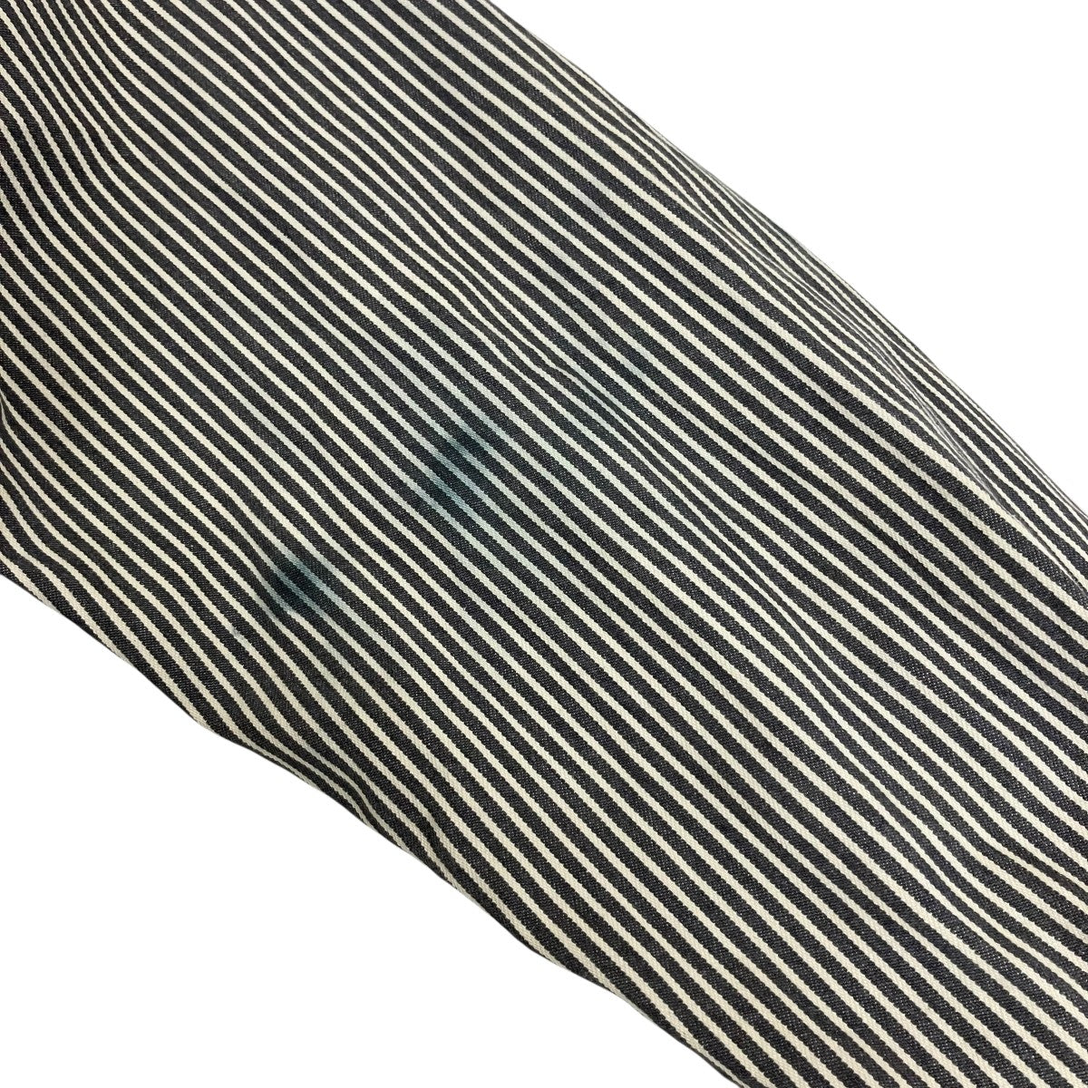 26SSMercer Shirt Jac - Mercer Stripe， Graphite   Wax， Stone washedストライプジップジャケットI036495
