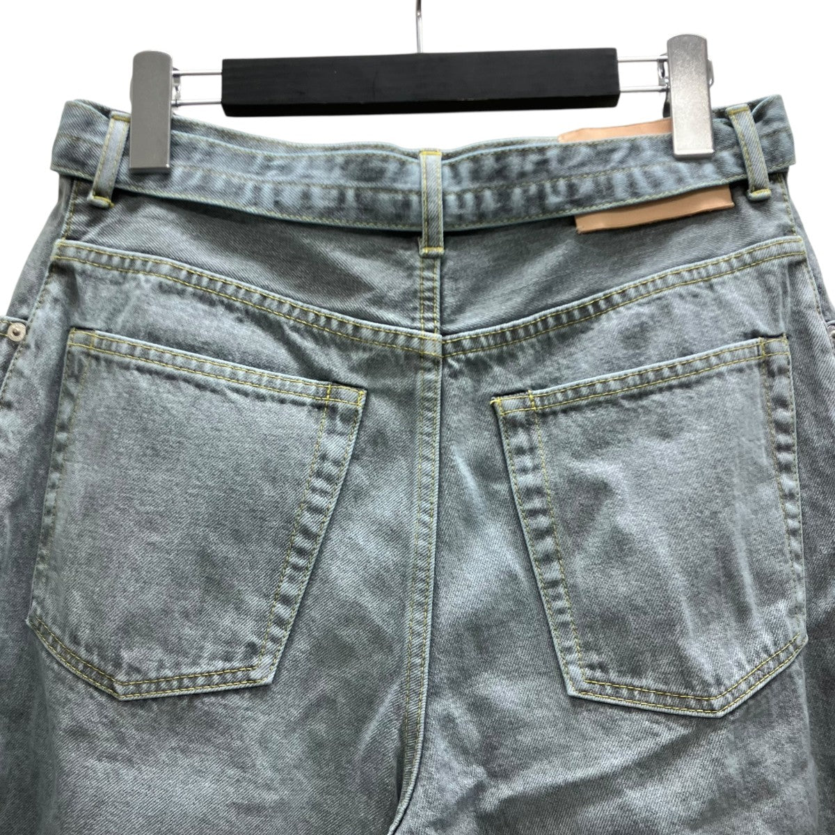selvedge denim o d tuck skirt pants タックスカートパンツ
