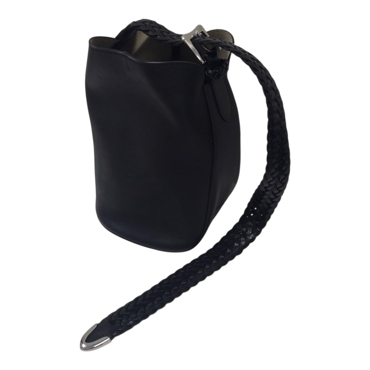 QUIVER BUCKET MINIレザーハンドバッグ